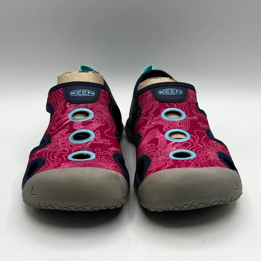 KEEN Kids Stingray Blue Depths Festival Fuchsia Waterproof‎ Sandals Size 13